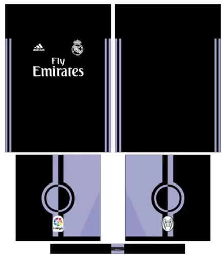 Arte Vetor Camisa Real Madrid - Modelo 03