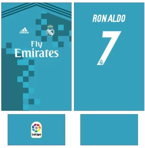 Arte Vetor Camisa Real Madrid - Modelo 04