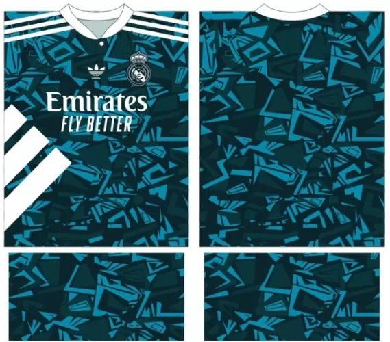 Arte Vetor Camisa Real Madrid - Modelo 25