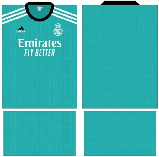 Arte Vetor Camisa Real Madrid - Modelo 26