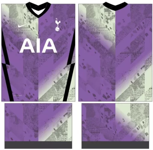 Arte Vetor Camisa Tottenham | Modelo 05