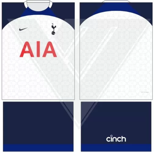 Arte Vetor Camisa Tottenham | Modelo 10