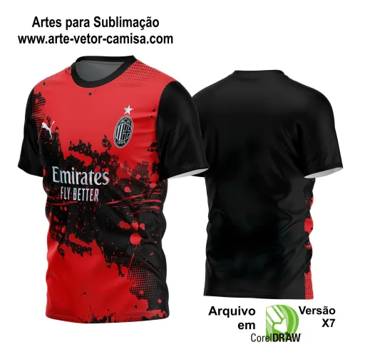 Arte Vetor Camisa de Time Futebol 2024 - 2025