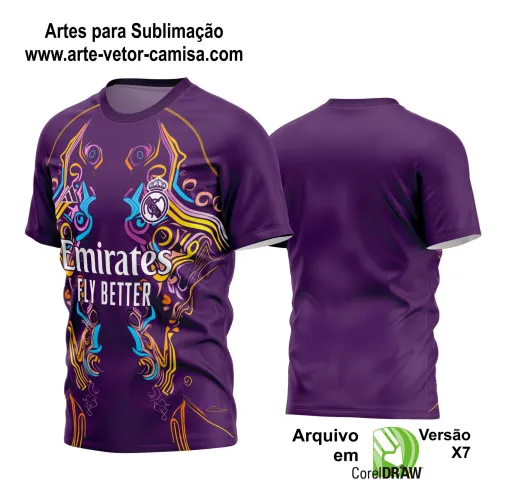 Arte Vetor Camisa de Time Futebol 2024 - 2025