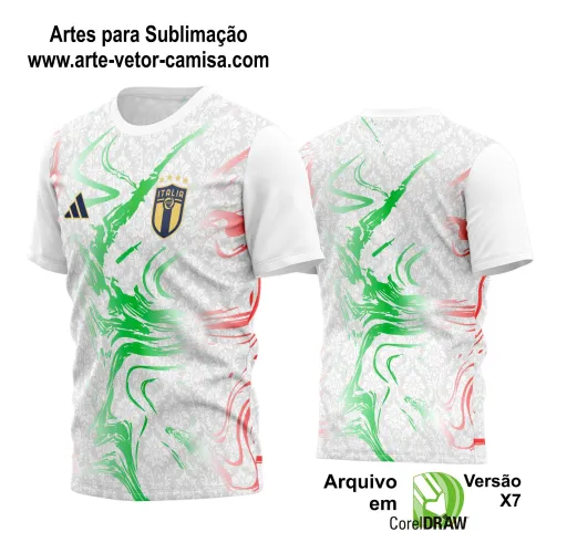 Arte Vetor Camisa de Time Futebol 2024 - 2025