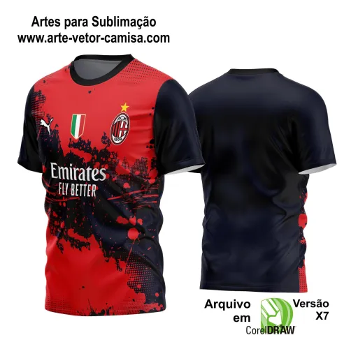 Arte Vetor Camisa de Time Futebol 2024 - 2025