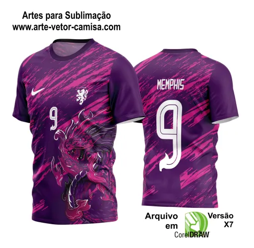 Arte Vetor Camisa de Time Futebol 2024 - 2025