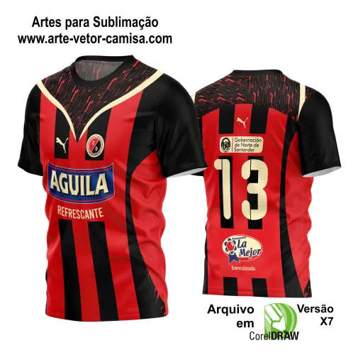 Arte Vetor Camisa de Time Futebol 2024 - 2025