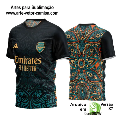 Arte Vetor Camisa de Time Futebol 2024 - 2025