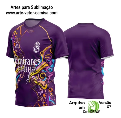 Arte Vetor Camisa de Time Futebol 2024 - 2025