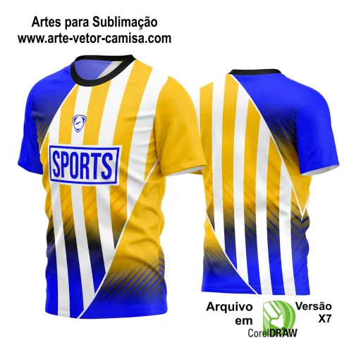 Arte Vetor Estampa Camisa Time Amador Futebol 2024