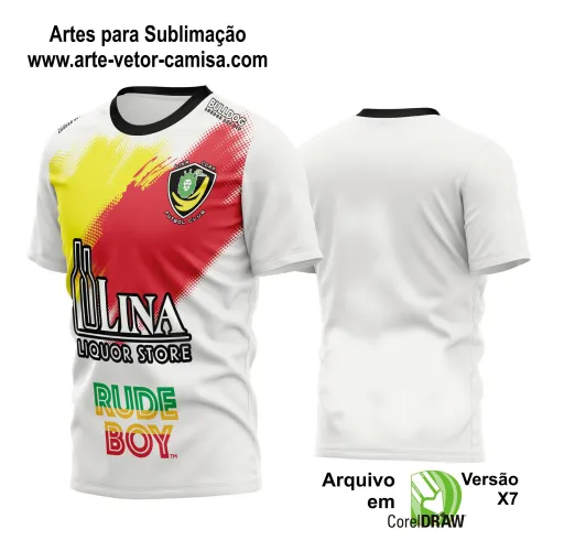 Arte Vetor Estampa Camisa Time Amador Futebol 2024