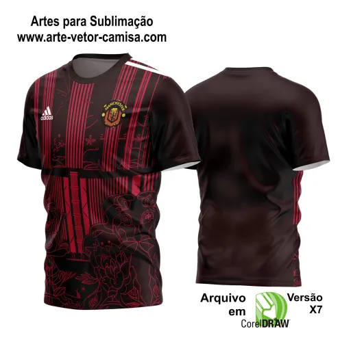 Arte Vetor Estampa Camisa Time Amador Futebol 2024