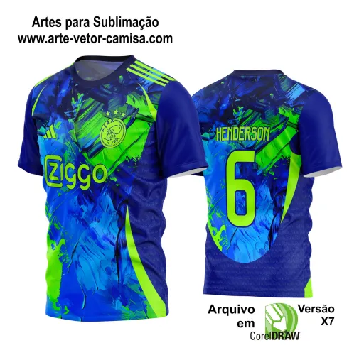 Arte Vetor Estampa Camisa Time Amador Futebol 2024