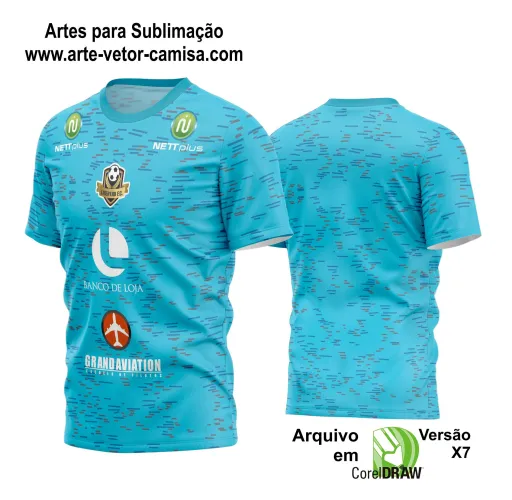 Arte Vetor Estampa Camisa Time Amador Futebol 2024