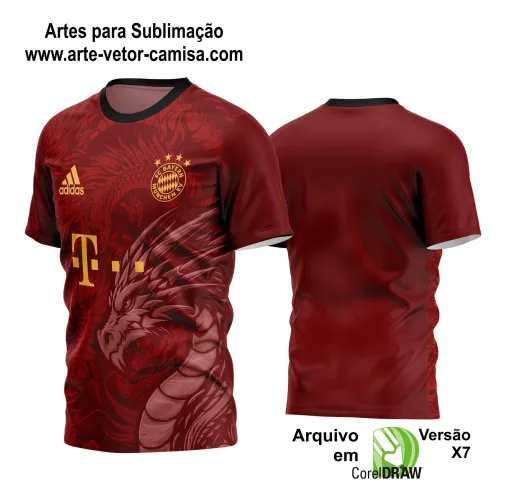 Arte Vetor Estampa Camisa Time Amador Futebol 2024