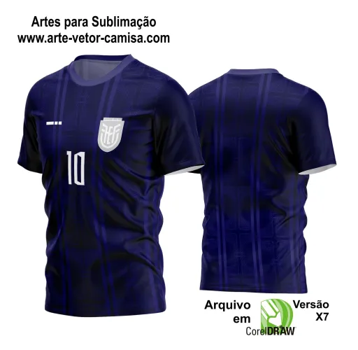 Arte Vetor Estampa Camisa Time Amador Futebol 2024