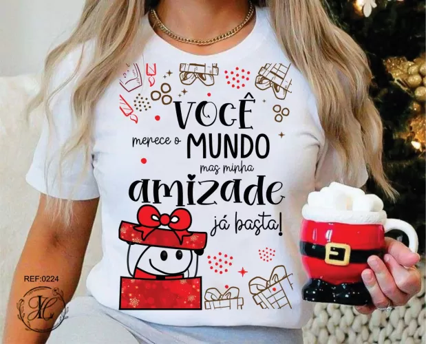 Estampas Canecas | Camisas – Natal Amizade Flork – Lidyane