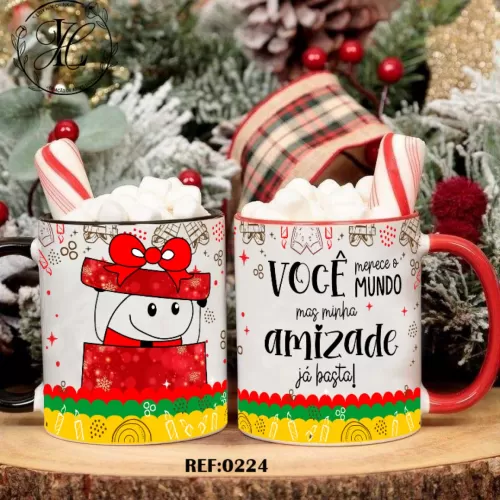 Estampas Canecas | Camisas – Natal Amizade Flork – Lidyane