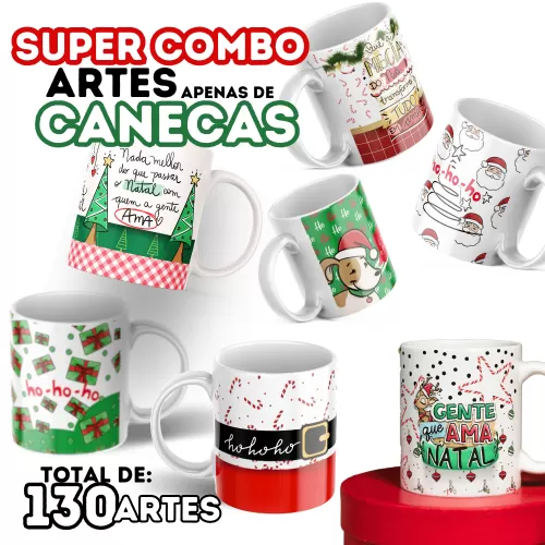 Super Combo Artes Canecas de Natal (2020, 2021, 2022) – Pandoca